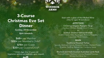 3-course christmas eve dinner 2023 all about christmas