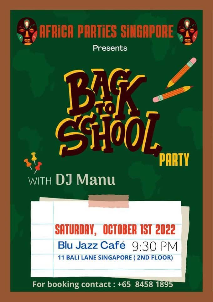 Expat.Guide Africa Parties Singapore Event Back to School Party