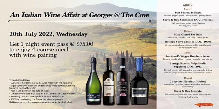 Expat.Guide Event an Italian Wine Affair in Singapore