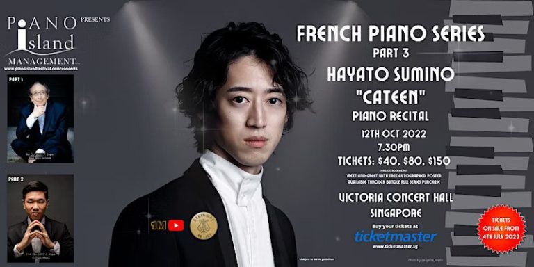 Expat.Guide Events French Piano Series - Hayato Sumino Cateen Piano Recital