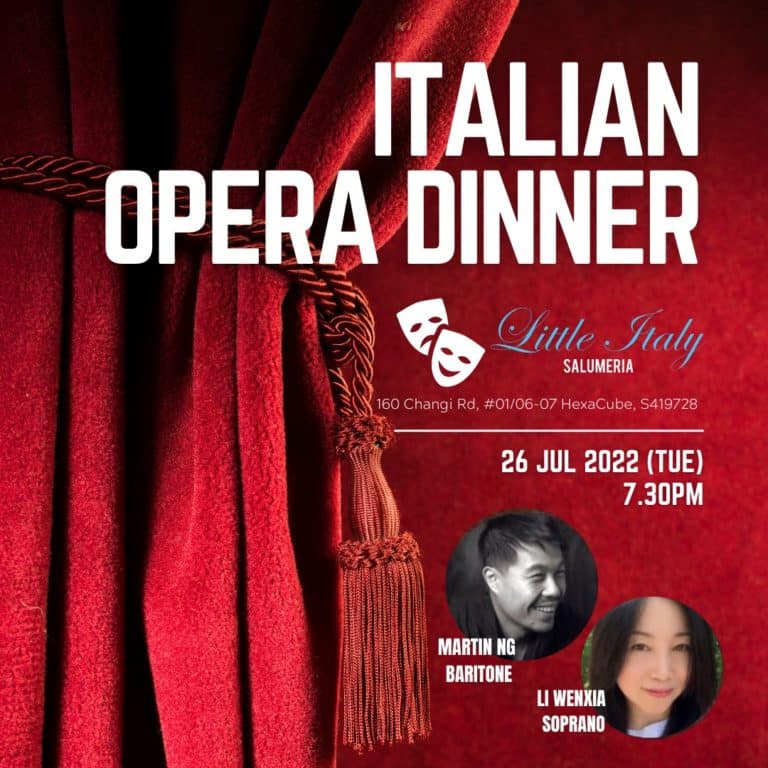 Expat.Guide Italian Opera Dinner by Italian Chamber of Commerce in Singapore