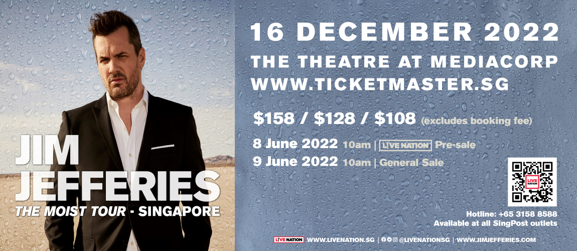 Jim Jefferies: The Moist Tour – Singapore