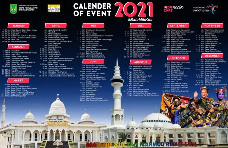 Expat Guide Tourism Calendar Batam 2021
