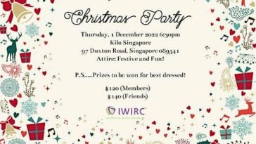 IWIRC Singapore Christmas Dinner 2022