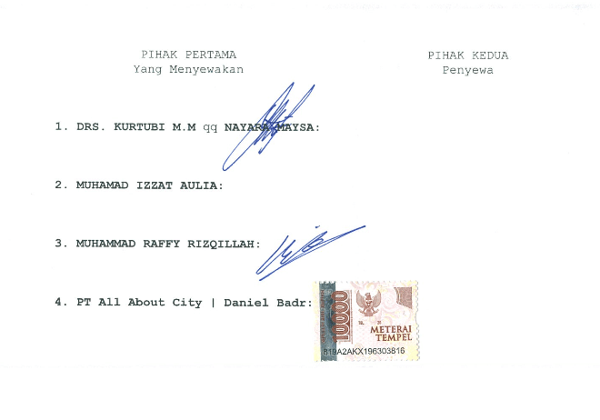 Komplek Perumahan Anggrek Sari Alexandria Dwie Ponny Sulistiyan Notaris Batam contact signature 4