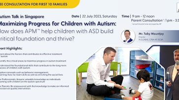 SINGAPORE Autism Talk and Free Parent Consultation