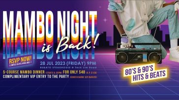 Singapore Rubato Authentic Italian Restaurant Mambo Night 2