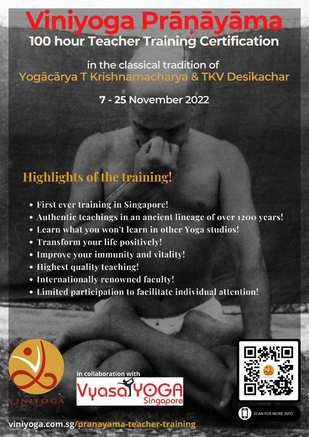 Vyasa Singapore, Viniyoga Singapore