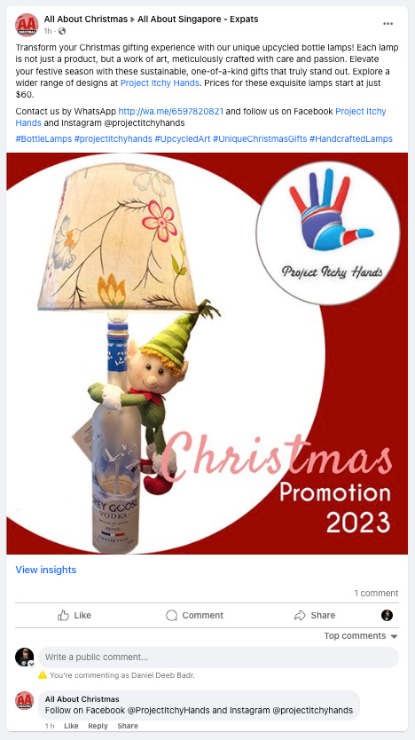 singapore christmas facebook group