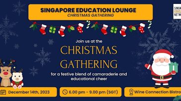 singapore education lounge december 2023 christmas gathering