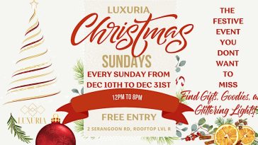 singapore luxuria christmas sundays
